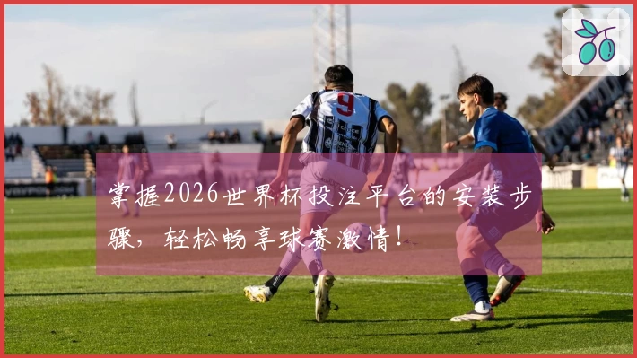 掌握2026世界杯投注平台的安装步骤，轻松畅享球赛激情！