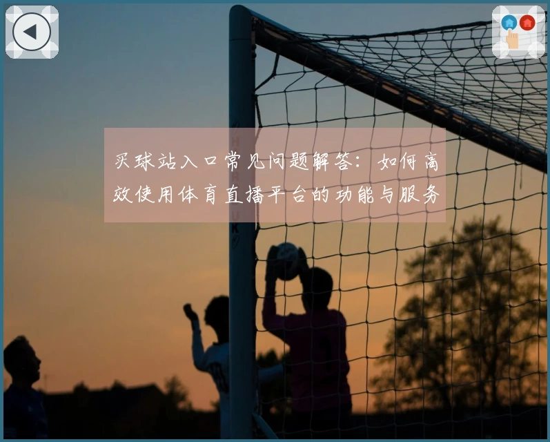 买球站入口常见问题解答：如何高效使用体育直播平台的功能与服务